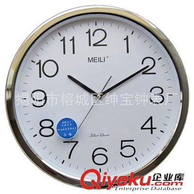 指针之上的韵律 MEILI 36CM挂钟演绎家居美学